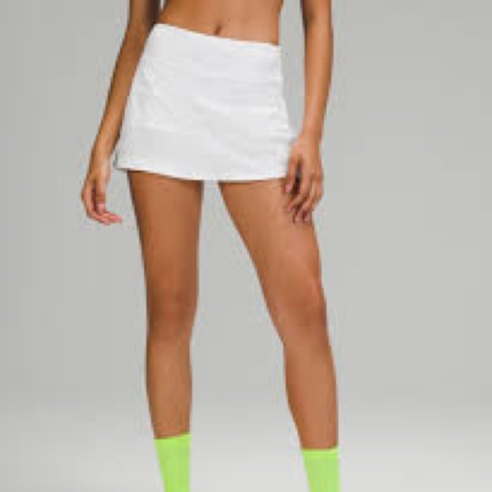 White Lululemon skirt